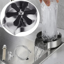 Rincoir à Verres Haute Pression pour Robinet de Cuisine, Compatible avec les Éviers, Idéal pour Nettoyer les Tasses à Bière, Café, Lait et Thé