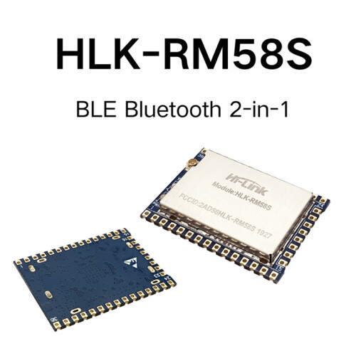 Hi-Link HLK-RM58S Wifi Module Android IOS 2.4G/5G +BLE 4.2 Serial Uart Wireless WIFI Module with 32-Bit RISC CPU RM58S 2