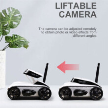 RC Camera Tank FPV WIFI Real- Quality RC Car HD Camera Video Remote Control Robot
