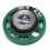 0.25 W 32 Ohm Plastic 12 Magnetic Speaker with 27 mm Diameter Green + Silver 4