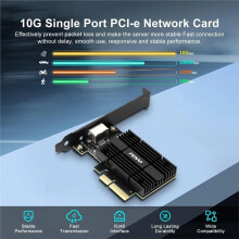 FENVI 10GBps AQC113 PCIE to RJ45 Network Card 1G/2.5G/5G/10Gbps 10000Mbps RJ45 Interface Gigabit Ethernet PCI-ELAN Adapter Win10
