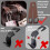 2pcs Car  Back Double Hook Customized  Back Hook for Car Vehicle Accessories Interior Metal Hook Hanger Black 2