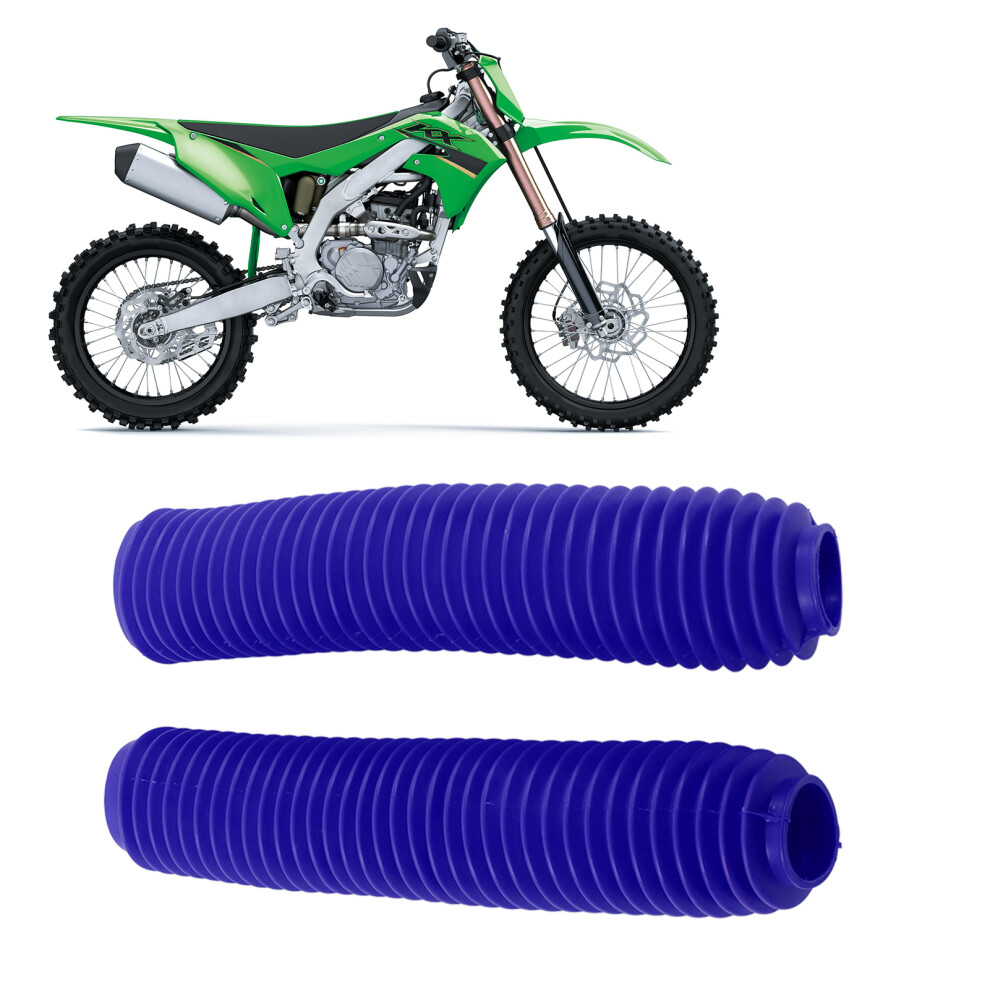 Pair Motorcycle Front Fork Shock Boots Dust Cover Replacement For Suzuki Rm1 7901390377228