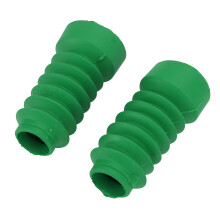 2 Stück Grüne Gummi-Frontstoßdämperschutzabdeckung für DIO 18/27/28/34/35, Jog 50/90