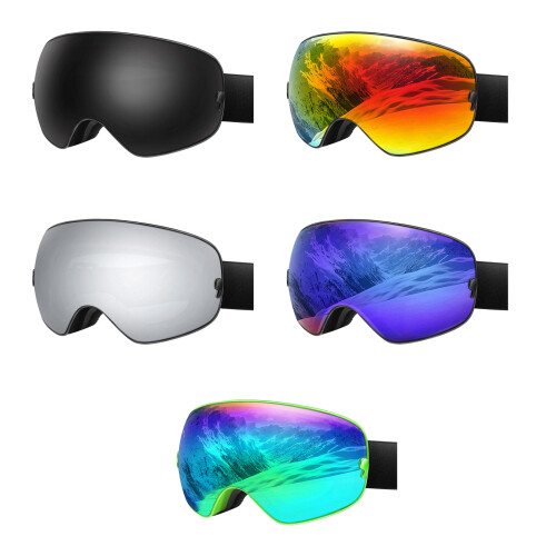 Various Color Snow Glasses Soft TPU Frame constructed For-SA5 1