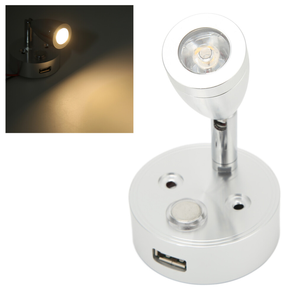 10V-30V Warm Aluminum Rv Reading 3500K, 3W Spot White/Light 6951390377439