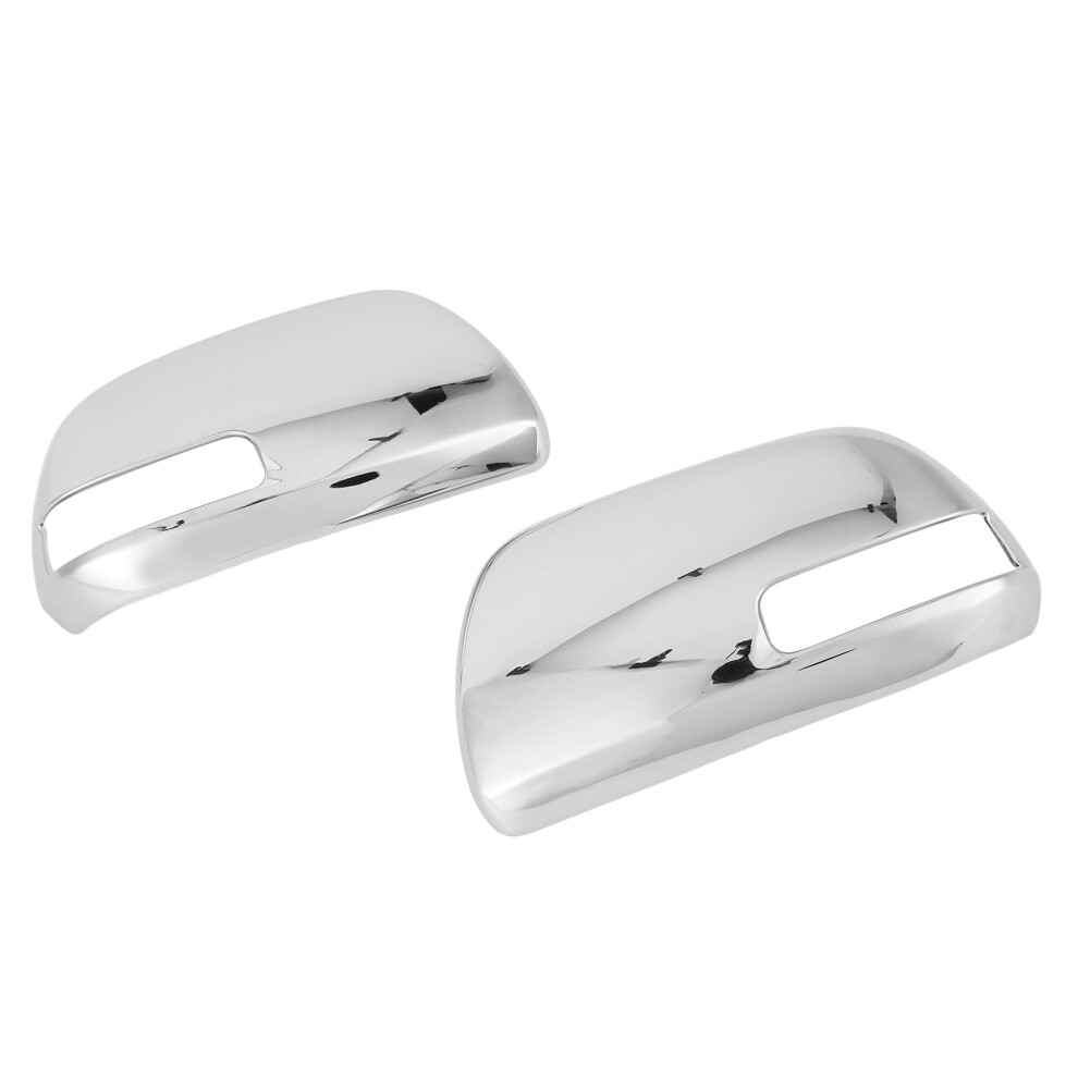 Pair Abs Mirror Cover Set For Estima Acr50 Vellfire Noah Voxy Silver 4901390377399