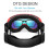 Lunettes de ski solides avec lentille résistante au-SA1 7
