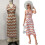 Comfortable Long Skirt Breathable Polyester-oran1ge white M 4