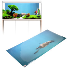 PVC Aquarium Background Paper 122x50cm 3D Fish Tank Decor