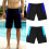 Men Quick Dry Swim Trunks Board Shorts Adjustable-Royal Blue 4