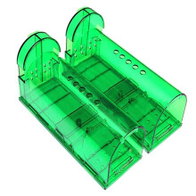 Transparente Mausefalle, Mäuse-Lebendfänger, Wiederverwendbarer Kleintierkäfig