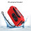 Notfall-Hand-Solarradio mit 2000mAh LED-Taschenlampe – Rot EU 5