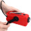 Notfall-Hand-Solarradio mit 2000mAh LED-Taschenlampe – Rot EU 7