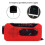 Notfall-Hand-Solarradio mit 2000mAh LED-Taschenlampe – Rot EU 10