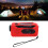 Notfall-Hand-Solarradio mit 2000mAh LED-Taschenlampe – Rot EU 14