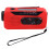 Notfall-Hand-Solarradio mit 2000mAh LED-Taschenlampe – Rot EU 15