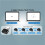 2X USB Mouse Jiggler Undetectable Mouse Mover Anti Computer Hibernation Mobile Cursor with Separate Mode and /OFF 7