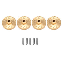 4St Heavy Duty MäSsing Hex Hex Adapter Balansvikt för AXIAL SCX24 90081 Uppgraderingar 1/24 RC Crawler Bildelar