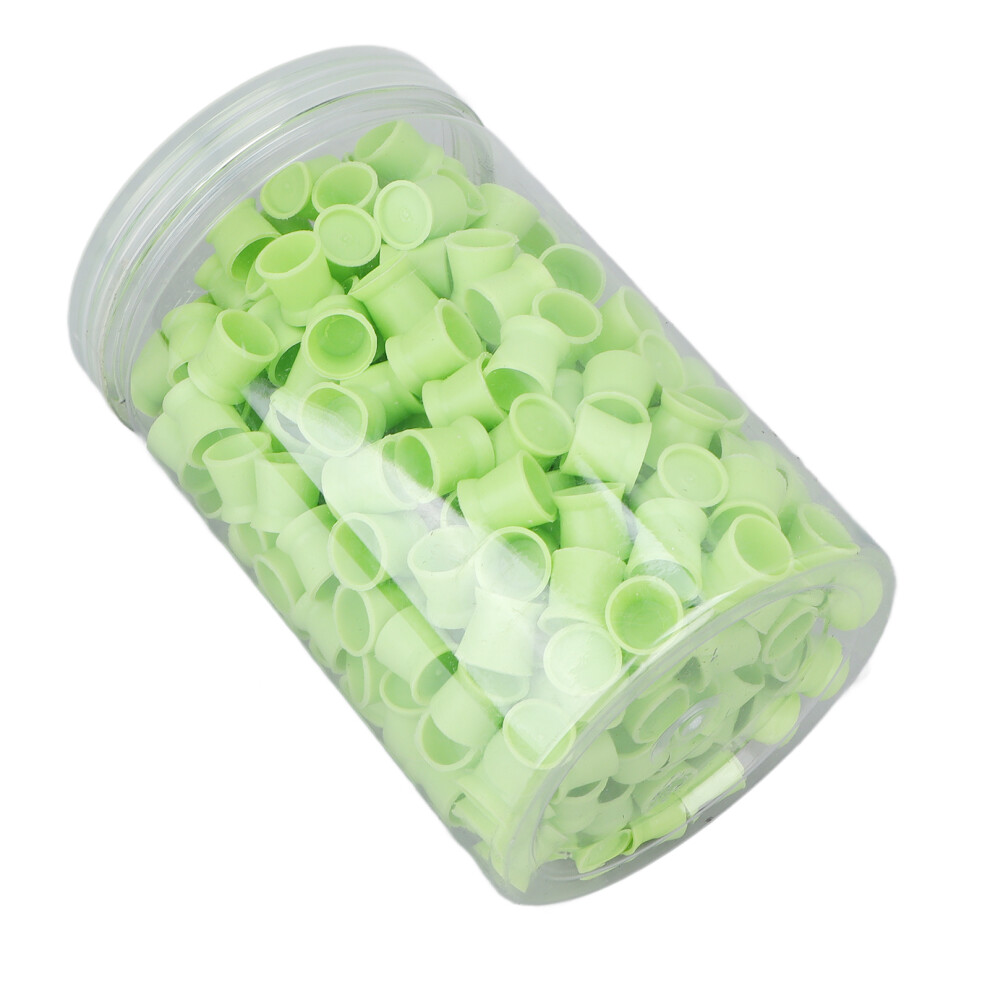 Green 60Ml Silicone Disposable Tattoo Ink Cups 300Pcs Safe & Hygienic