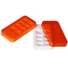 2PCS 8 Slot Dental Mixing Palette with LightBlocking Cover for Resin and Paint