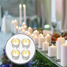 Candle Holders for Taper Candles, Candle Holder, Tea Lights, Candle Insert Table Candles, Candle Holder 120Pcs Silver