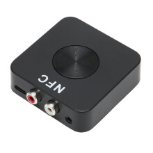 NFC Bluetooth 5.0 Wireless Audio Adapter AUX Transmitter/Receiver, 200mAh, 15m Range