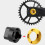 Precisions Engineered Bicycles Cranks-gold New disassembly and 5