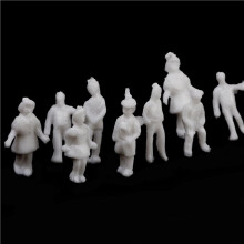 Model People Figures Scale 1:200 Pack of Approx.800pcs White Assorted Style