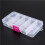 30pcs 10 Grid Electronic Component Parts Kits Plastic Storage Box Case 6