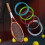Polyester Tennis Trainning Sport Racket Bat String-Blue 5
