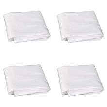 40 Pcs. Disposable Car Covers Vehicle Protection Foils for Mechanic Repair Transparent