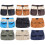 Adjustable Water Discouraging Waist Pack with-white on black 2
