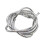 8/6/4mm Fliegenfischen Rippenkörperrohr Silber-6mm 2