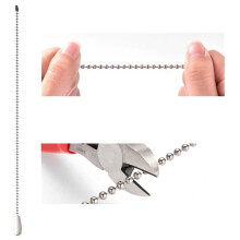 120 Pcs Ceiling Fan Pull Chains Wooden Pendant Pull Chain Extension for Ceiling Light Lamp Fan Chain