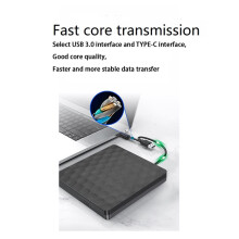 3X USB3.0 External Mobile Blu-Ray Recorder TYPE-C DVD Burner Portable Blu-Ray Drive Support 3D 25G 50G
