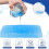 200 Pcs Commode Absorbent Pads for Bedside Toilet Chair Bucket, Commode Liners Pads, Disposable Bedside Commode Pads 4