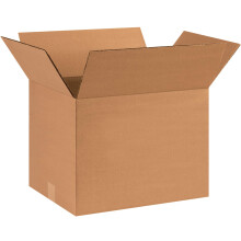 Heavy Duty Boxes 14x10x10 Kraft Corrugated 25 Pack Sturdy SpaceSaving Design