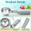 4Pcs 4oz Release Cookie Scoops Ice Cream Scooper with Trigger Release Portion Scoop Stainless Steel for Portion Control 4