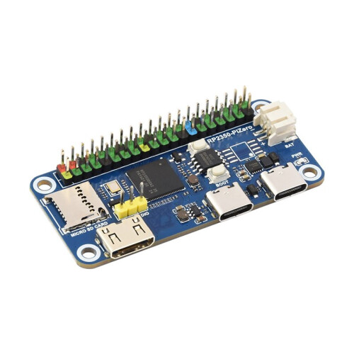 2X Waveshare RP2350-PiZero Development Board RP2350-PiZero Microcontroller 40Pin GPIO Interface for Raspberry Pi 2