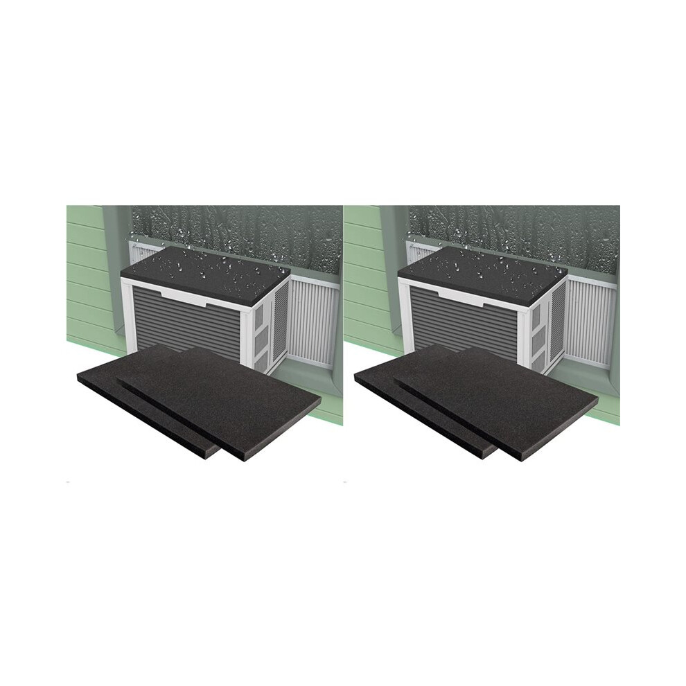 4X Window Air Conditioner Drip Cushion, Removable Ac Rain Cover With Magnetic Pad For Window Ac Units,Stops Cushion 6032086000708