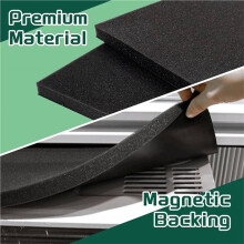 4X Window Air Conditioner Drip Cushion, Removable AC Rain Cover with Magnetic Pad for Window AC Units,Stops Cushion