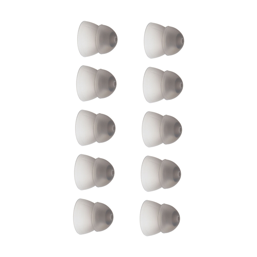 10Pcs Silicone Hearing Aid Domes 10x10x11mm Black Replacement