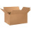24x16x12 Corrugated  Boxes Kraft Moving Boxes 10 Pack Durable Easy Lift and Stack 1