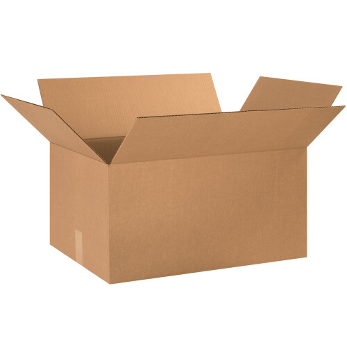 24x16x12 Corrugated  Boxes Kraft Moving Boxes 10 Pack Durable Easy Lift and Stack