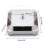 3X Rotating Display Stand 360 Degree Solar Power Rotating Turntable Display Stand Silver 3