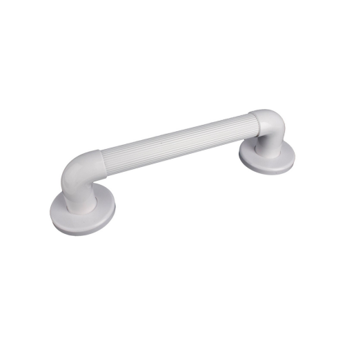 EUROSHOWERS EuroShowers Plastic Fluted Grab Rail Bar (12" / 30cm) - White