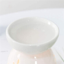 2X Keramische Diffuser Kaarsbrander Keramische Brandende Essentiële Oliën Diffusers Aromatische Lamp -Bloem