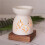 2X Ceramic Diffuser Candle Burner Ceramic Burning Essential Oils Diffusers Aromatic Lamp -Flower 5