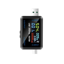 USB Type-C Tester Digital Voltmeter Amperimetro Current Voltage Amp Ammeter Detector Power Bank Charger Indicator